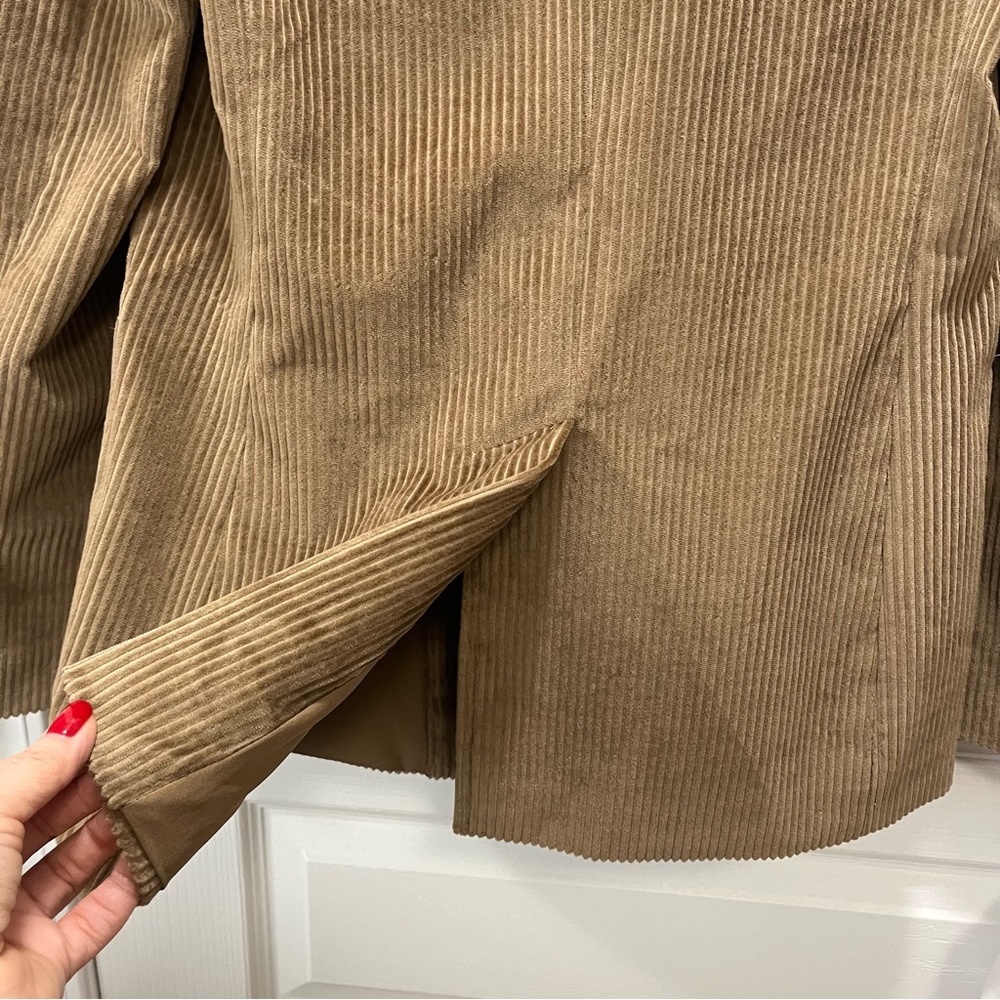 Weekend Max Mara Corduroy Tan Blazer - Picture 7 of 16